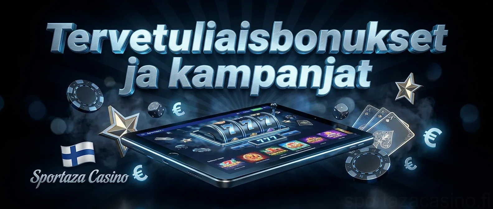 Tervetuliaisbonukset ja kampanjat